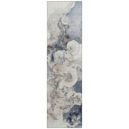 Addison Rugs Uraion Ivory Washable Indoor-Outdoor Rug