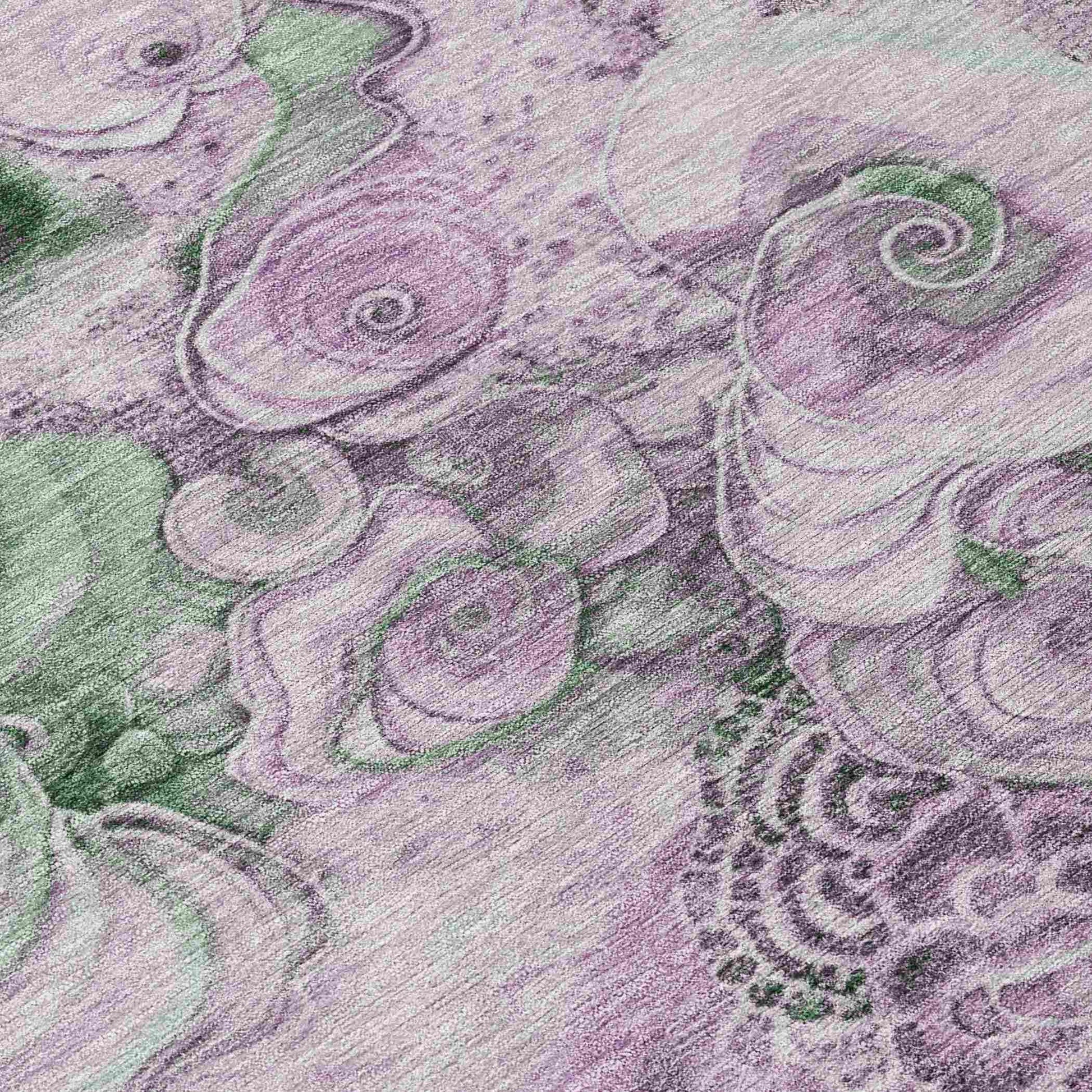 Addison Rugs Uraion Green Washable Indoor-Outdoor Rug