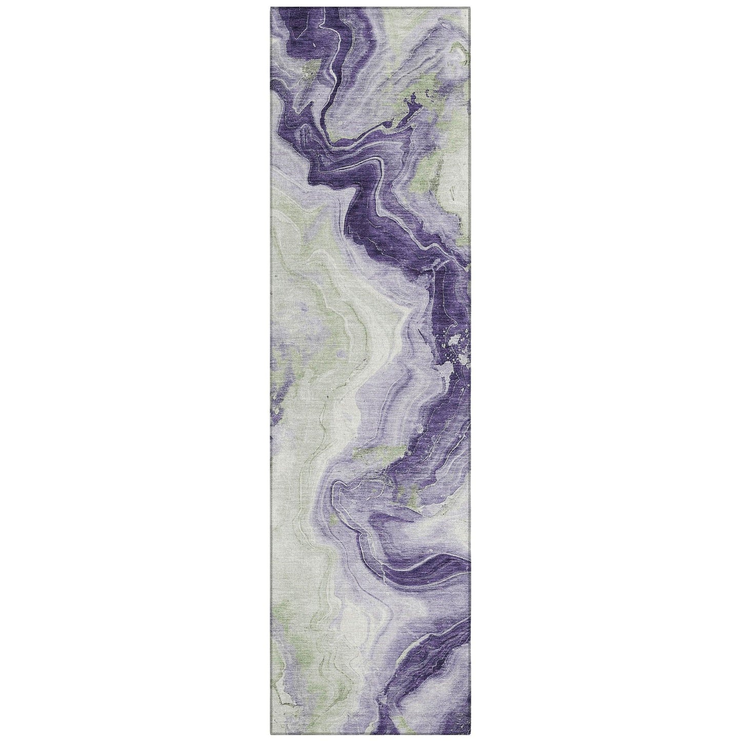 Addison Rugs Vaelain Purple Washable Indoor-Outdoor Rug