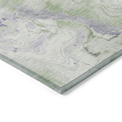 Addison Rugs Vaelain Purple Washable Indoor-Outdoor Rug