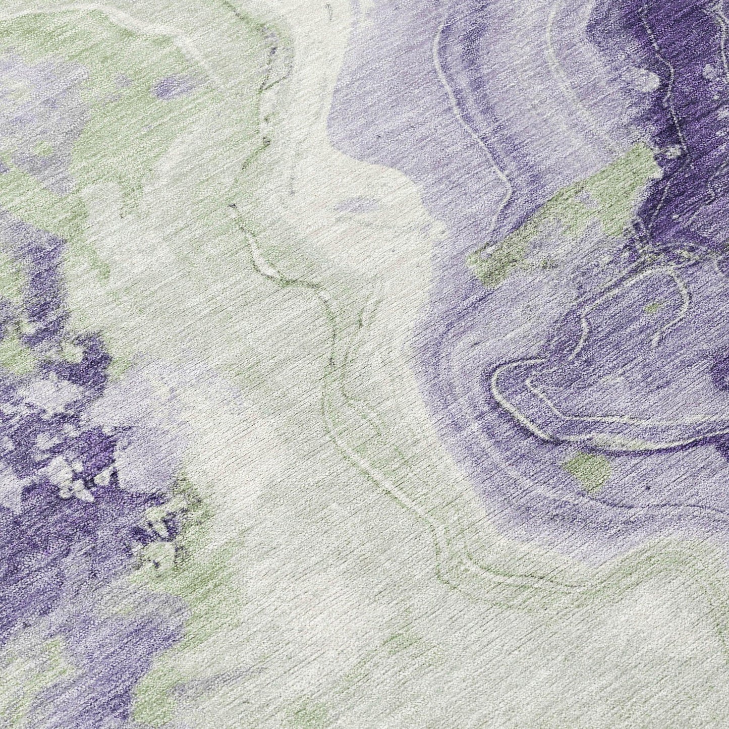 Addison Rugs Vaelain Purple Washable Indoor-Outdoor Rug