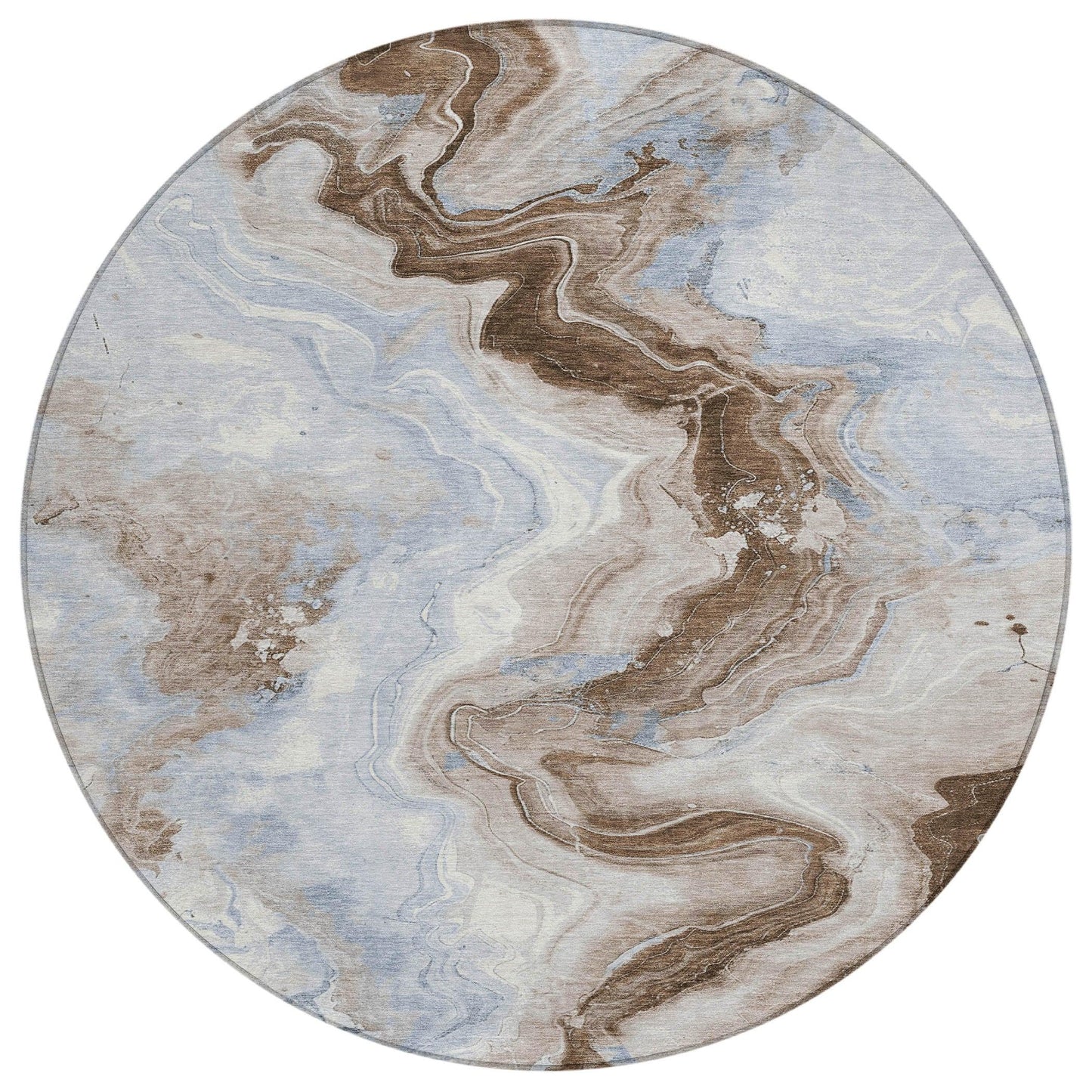 Addison Rugs Vaelain Brown Washable Indoor-Outdoor Rug