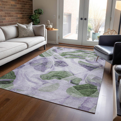 Addison Rugs Vaelanor Purple Washable Indoor-Outdoor Rug