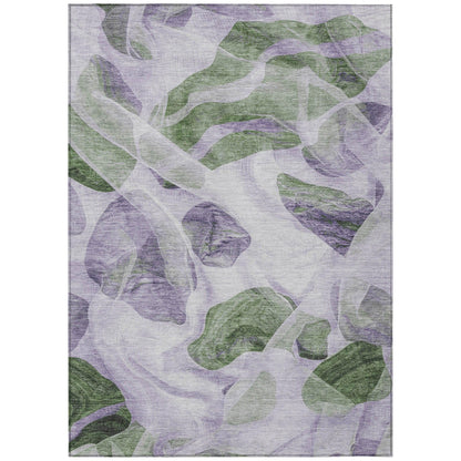 Addison Rugs Vaelanor Purple Washable Indoor-Outdoor Rug
