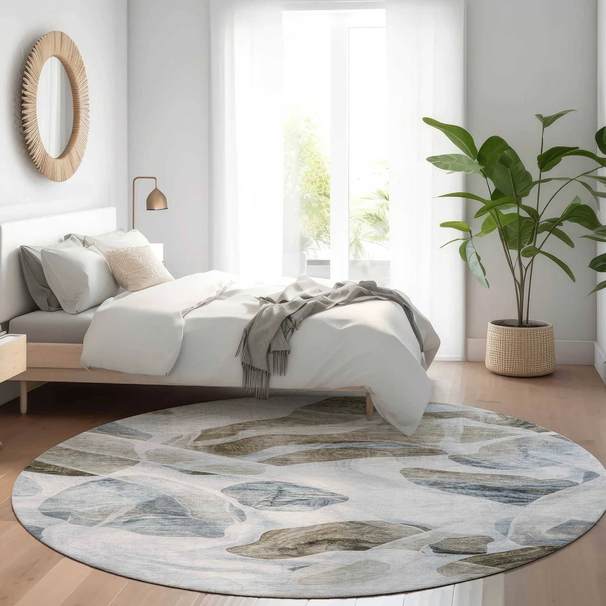 Addison Rugs Vaelanor Blue Washable Indoor-Outdoor Rug