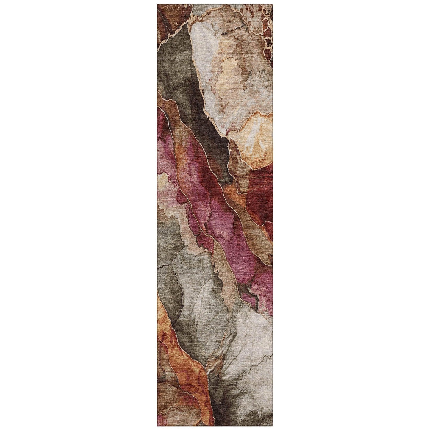 Addison Rugs Vaelara Brown Washable Indoor-Outdoor Rug