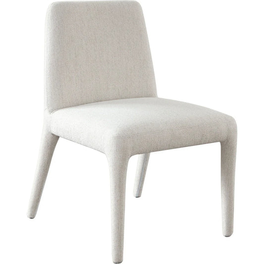 Diamond Sofa Alba Oat Fabric Armless Dining Chair (Set of 2)