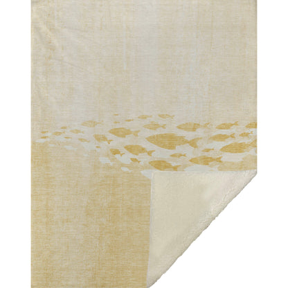 Addison Rugs Nautical Gold Washable Indoor-Outdoor Rug