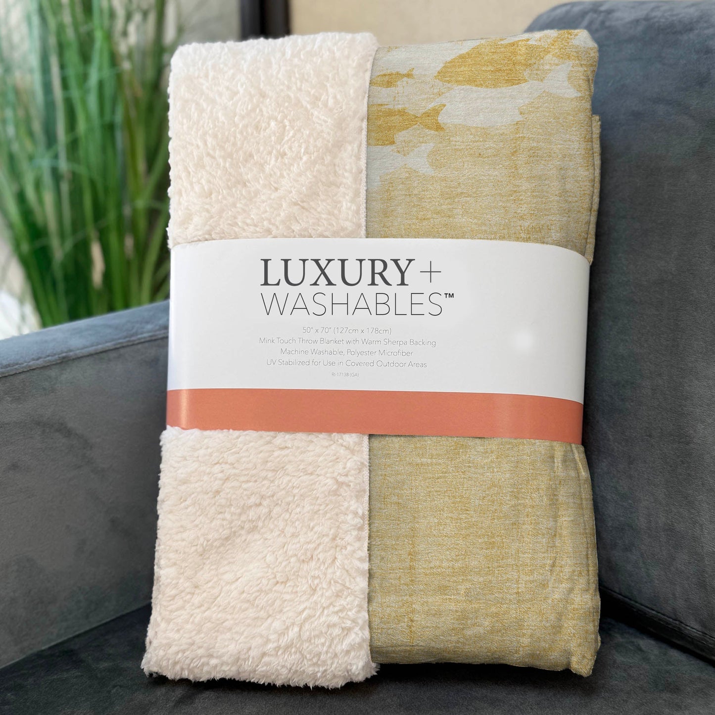 Addison Rugs Nautical Gold Washable Indoor-Outdoor Rug