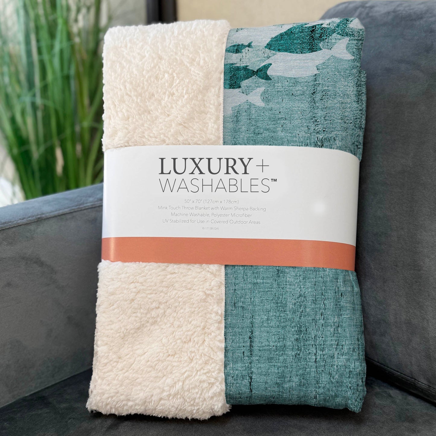 Addison Rugs Nautical Teal Washable Indoor-Outdoor Rug