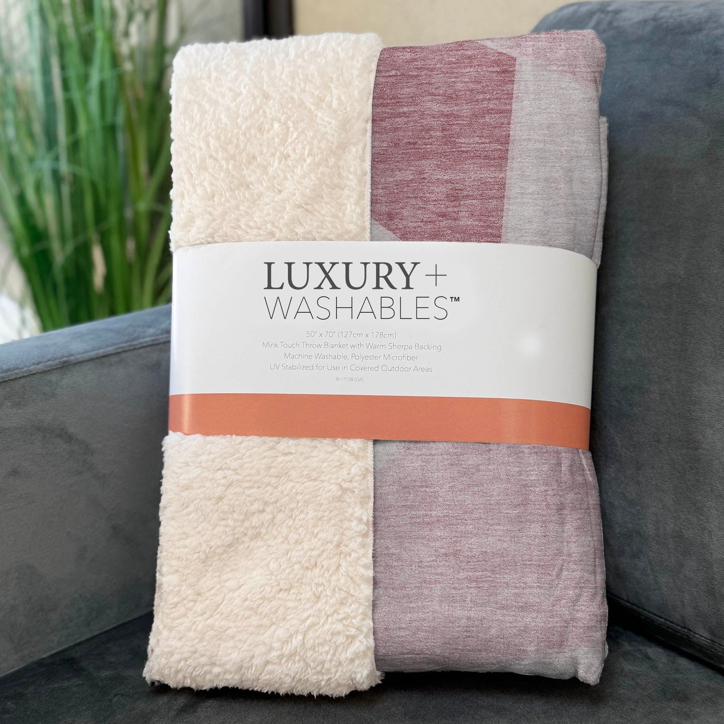 Addison Rugs Gentle Waves Pink Washable Indoor-Outdoor Rug