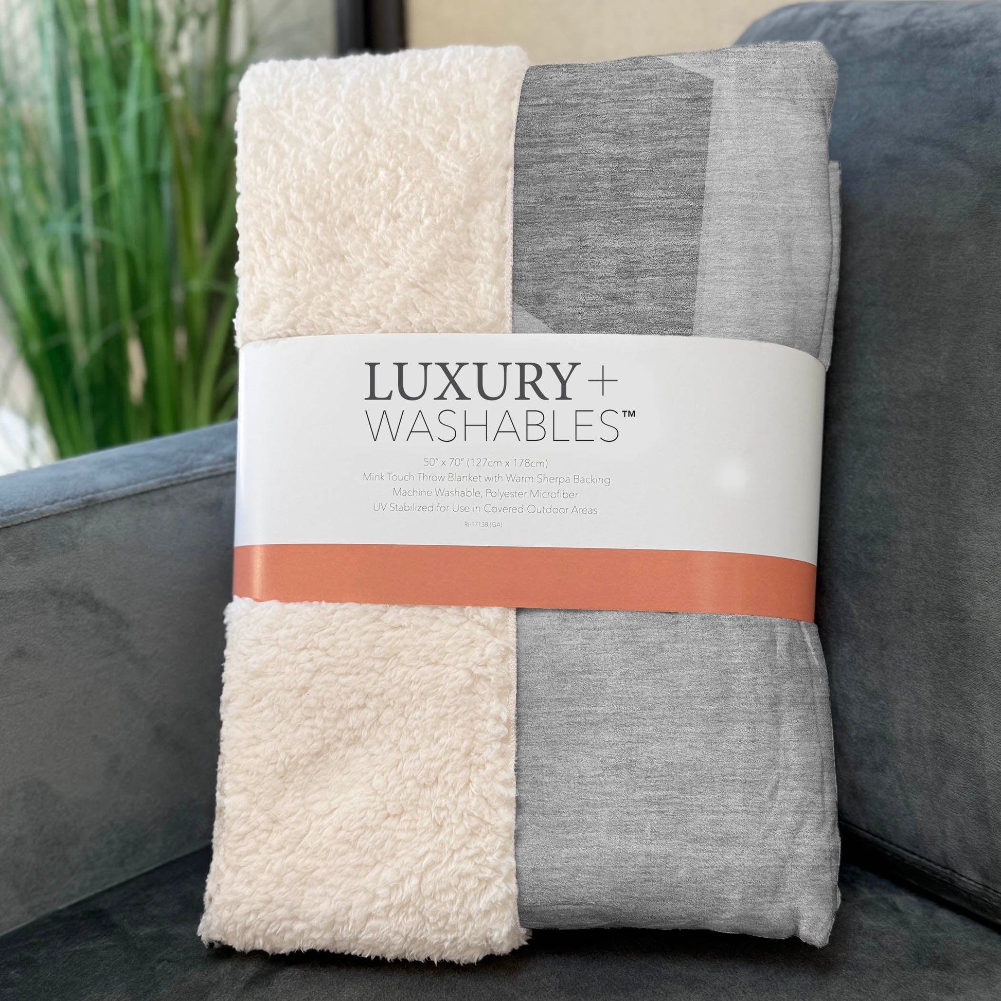 Addison Rugs Gentle Waves Grey Washable Indoor-Outdoor Rug
