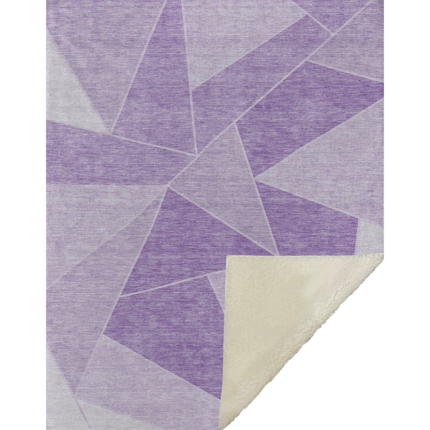 Addison Rugs Gentle Waves Lilac Washable Indoor-Outdoor Rug