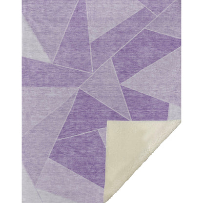 Addison Rugs Gentle Waves Lilac Washable Indoor-Outdoor Rug