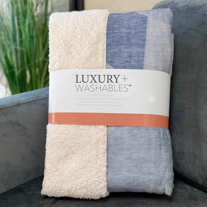 Addison Rugs Gentle Waves Sky Washable Indoor-Outdoor Rug