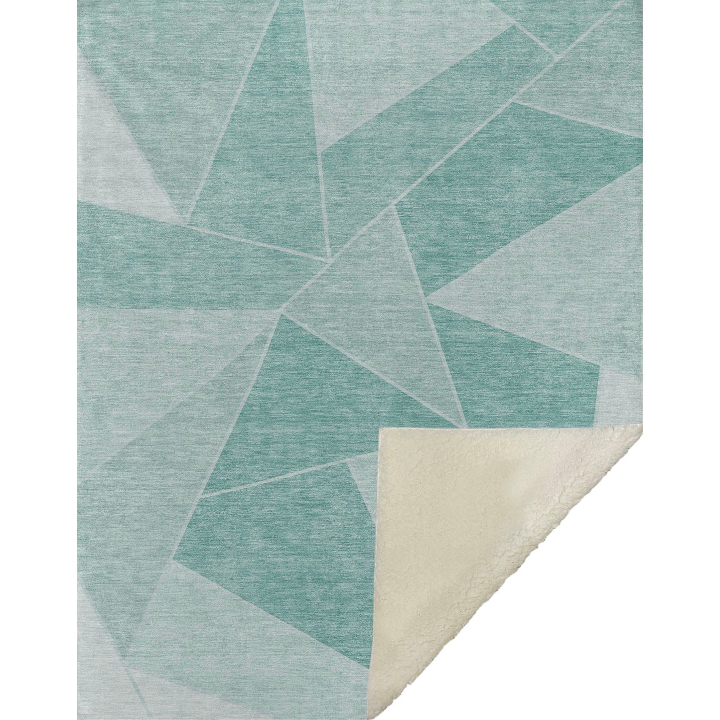 Addison Rugs Gentle Waves Teal Washable Indoor-Outdoor Rug