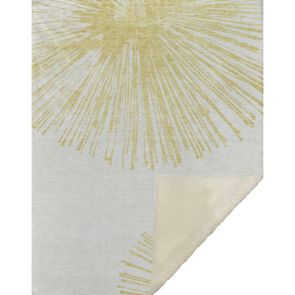Addison Rugs Circles Beige Washable Indoor-Outdoor Rug