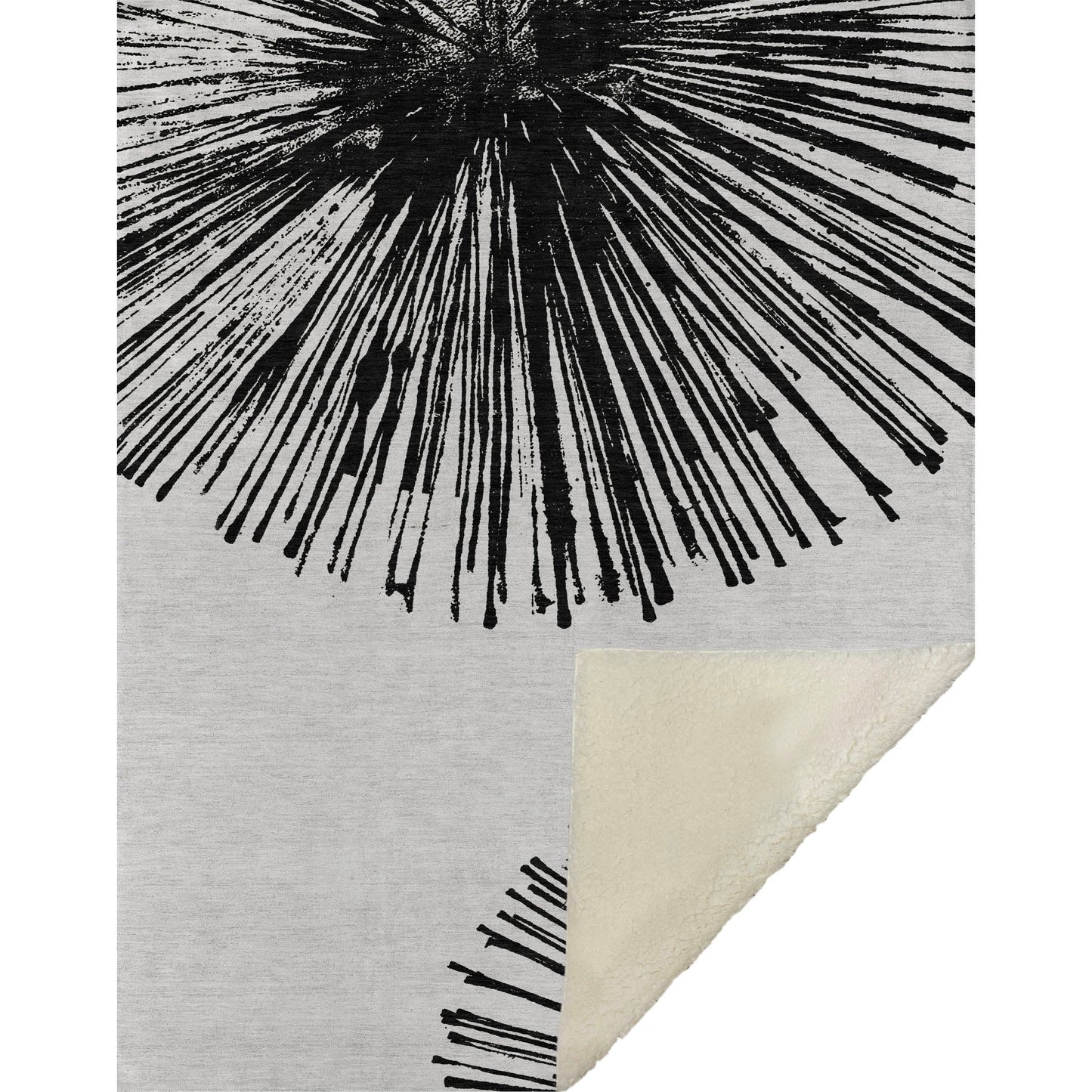 Addison Rugs Circles Black Washable Indoor-Outdoor Rug