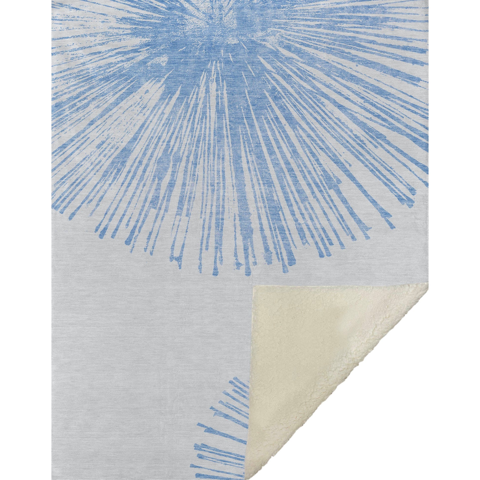 Addison Rugs Circles Blue Washable Indoor-Outdoor Rug