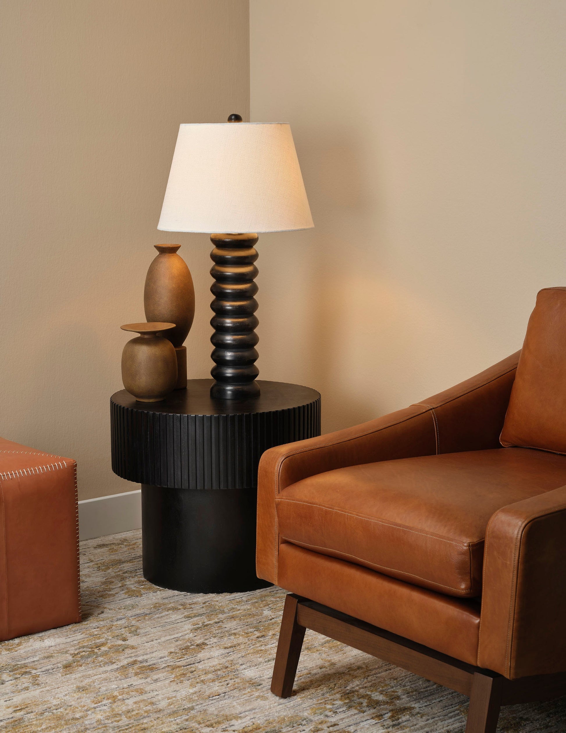 Abacus Table Lamp - Black-Table Lamps-Jamie Young-Sideboards and Things