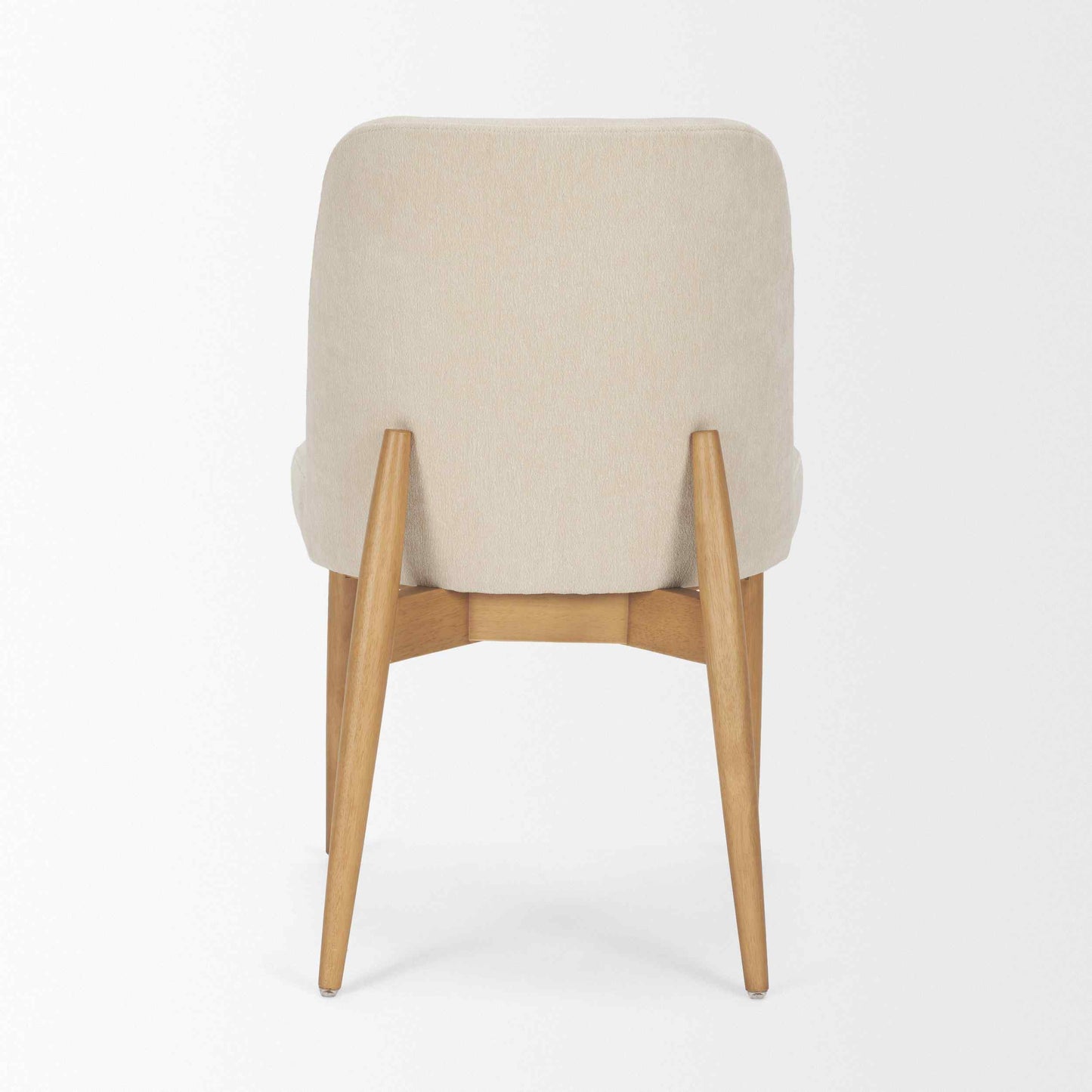 Mercana Abbie Leather Armless Dining Chair 2PC