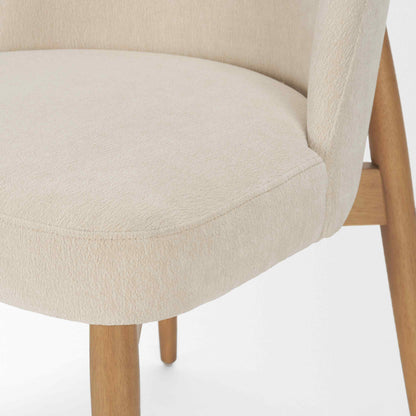 Mercana Abbie Leather Armless Dining Chair 2PC