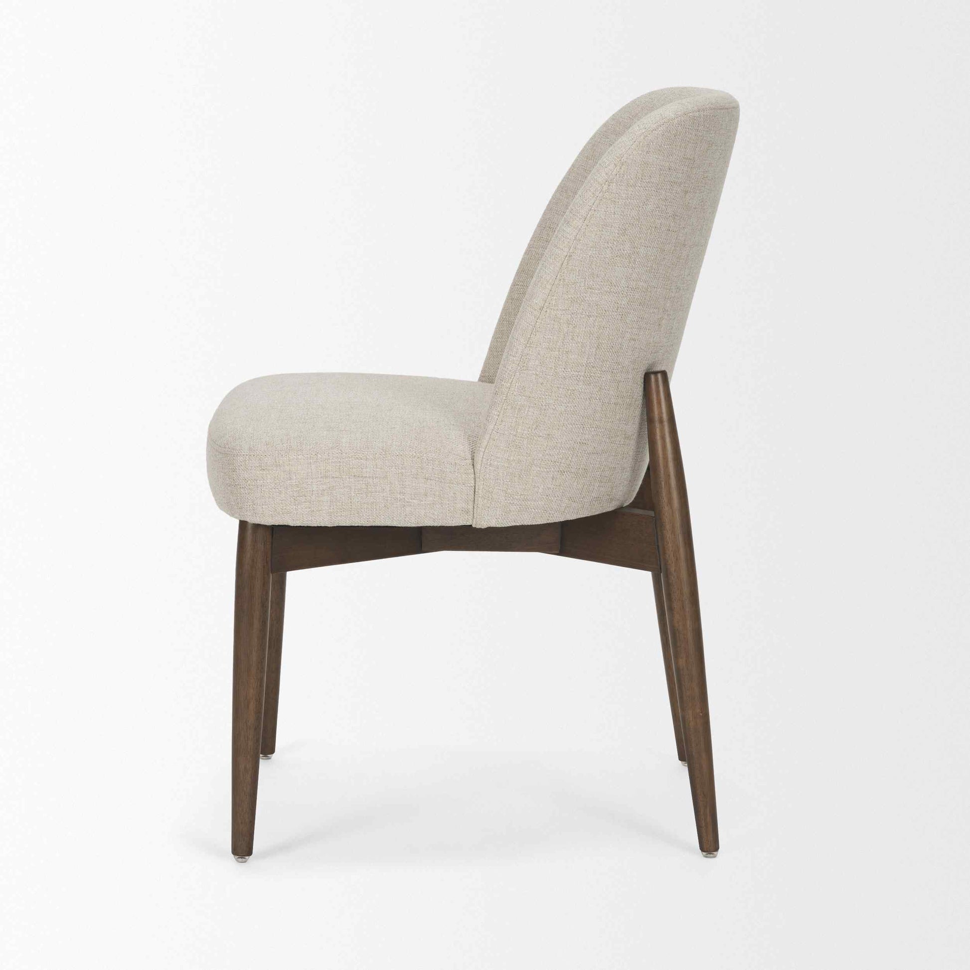 Mercana Abbie Leather Armless Dining Chair 2PC
