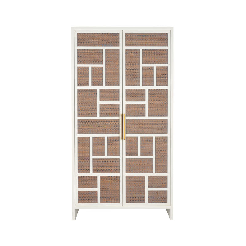 Chelsea House Abel Wood Framed White Bookcase