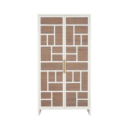 Chelsea House Abel Wood Framed White Bookcase