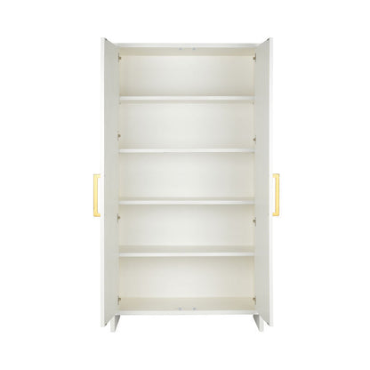 Chelsea House Abel Wood Framed White Bookcase