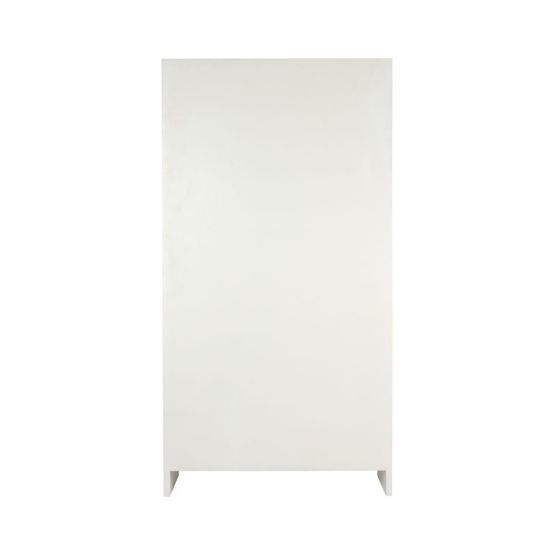 Chelsea House Abel Wood Framed White Bookcase