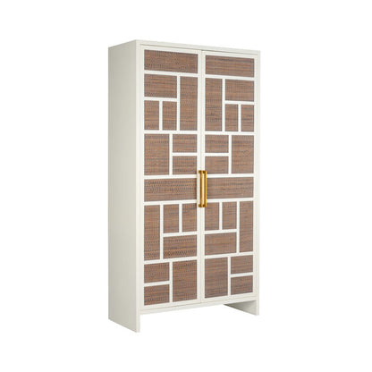 Chelsea House Abel Wood Framed White Bookcase