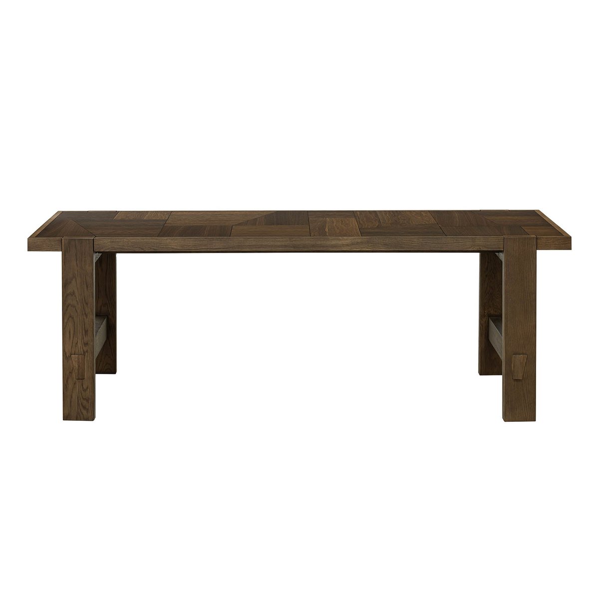 LH Home Abstract Wooden Rectangular Dining Table