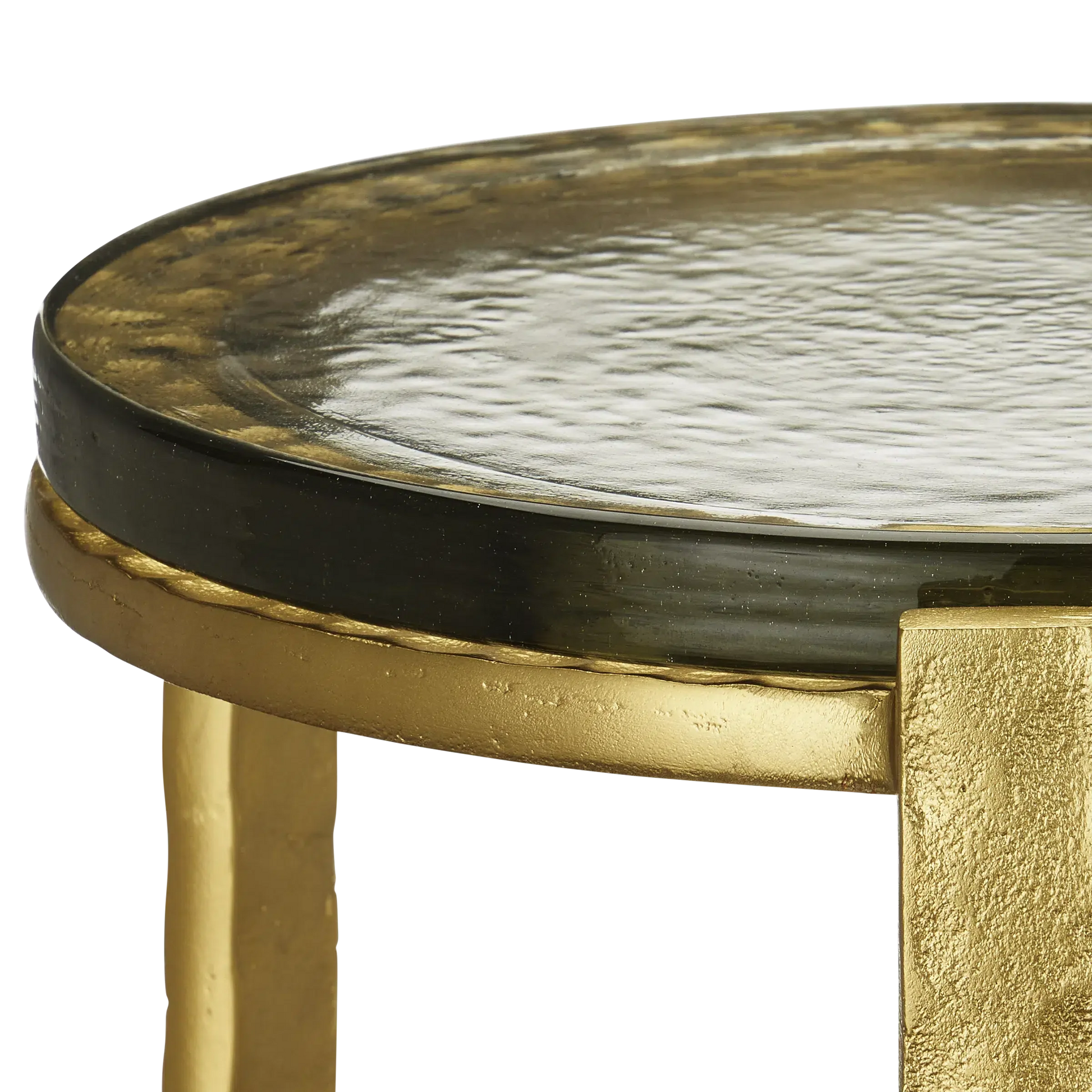 Acea Gold Drinks Table-Side Tables-Currey & Co-Sideboards and Things