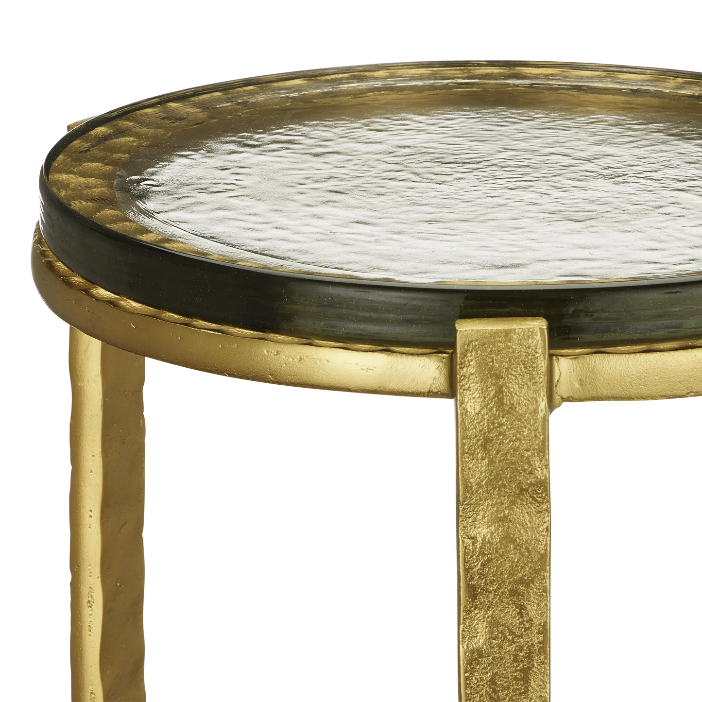 Acea Gold Drinks Table-Side Tables-Currey & Co-Sideboards and Things