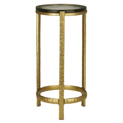 Acea Gold Drinks Table-Side Tables-Currey & Co-Sideboards and Things