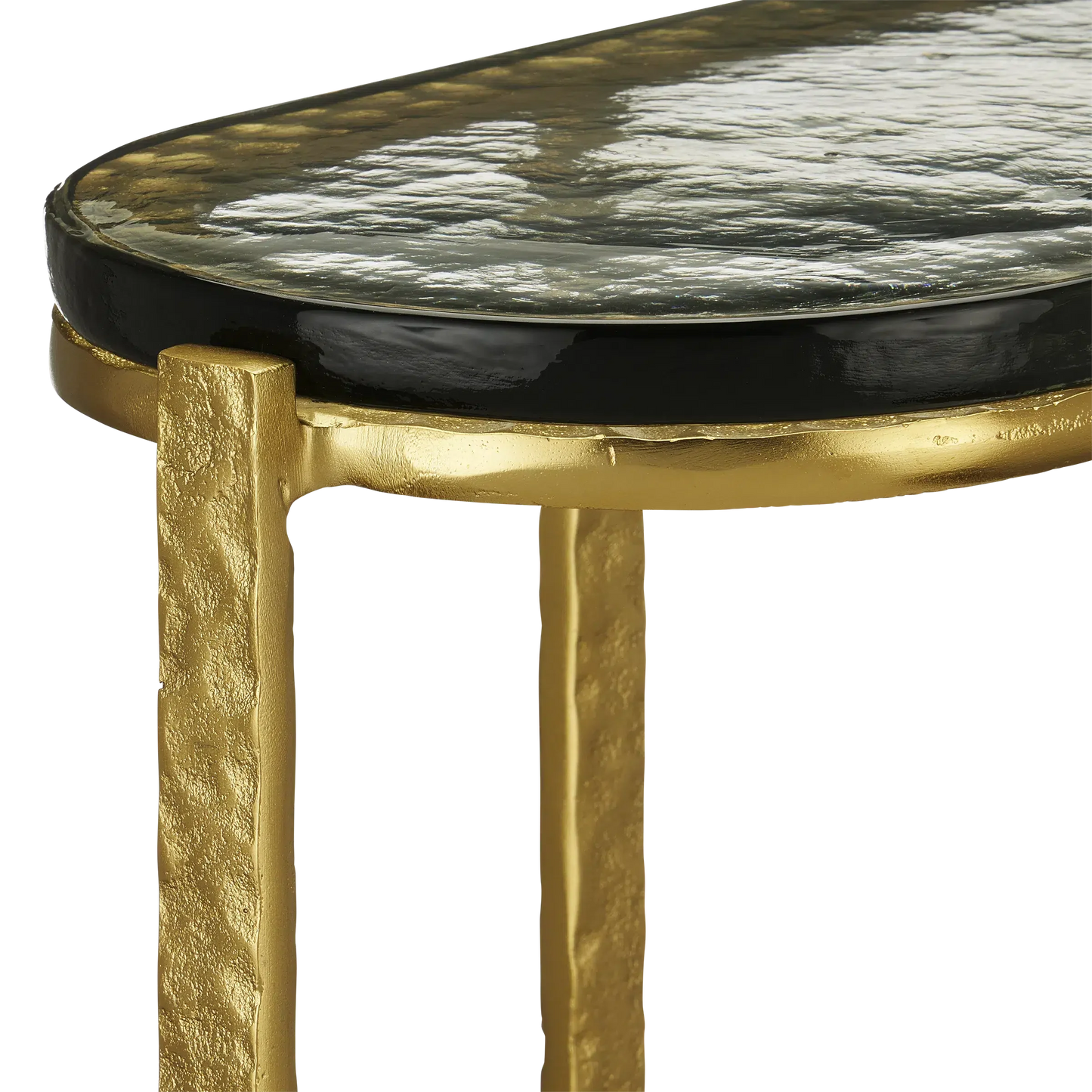 Acea Gold Side Table-Side Tables-Currey & Co-Sideboards and Things