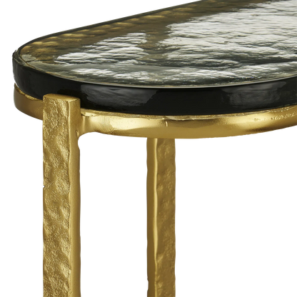 Acea Gold Side Table-Side Tables-Currey & Co-Sideboards and Things