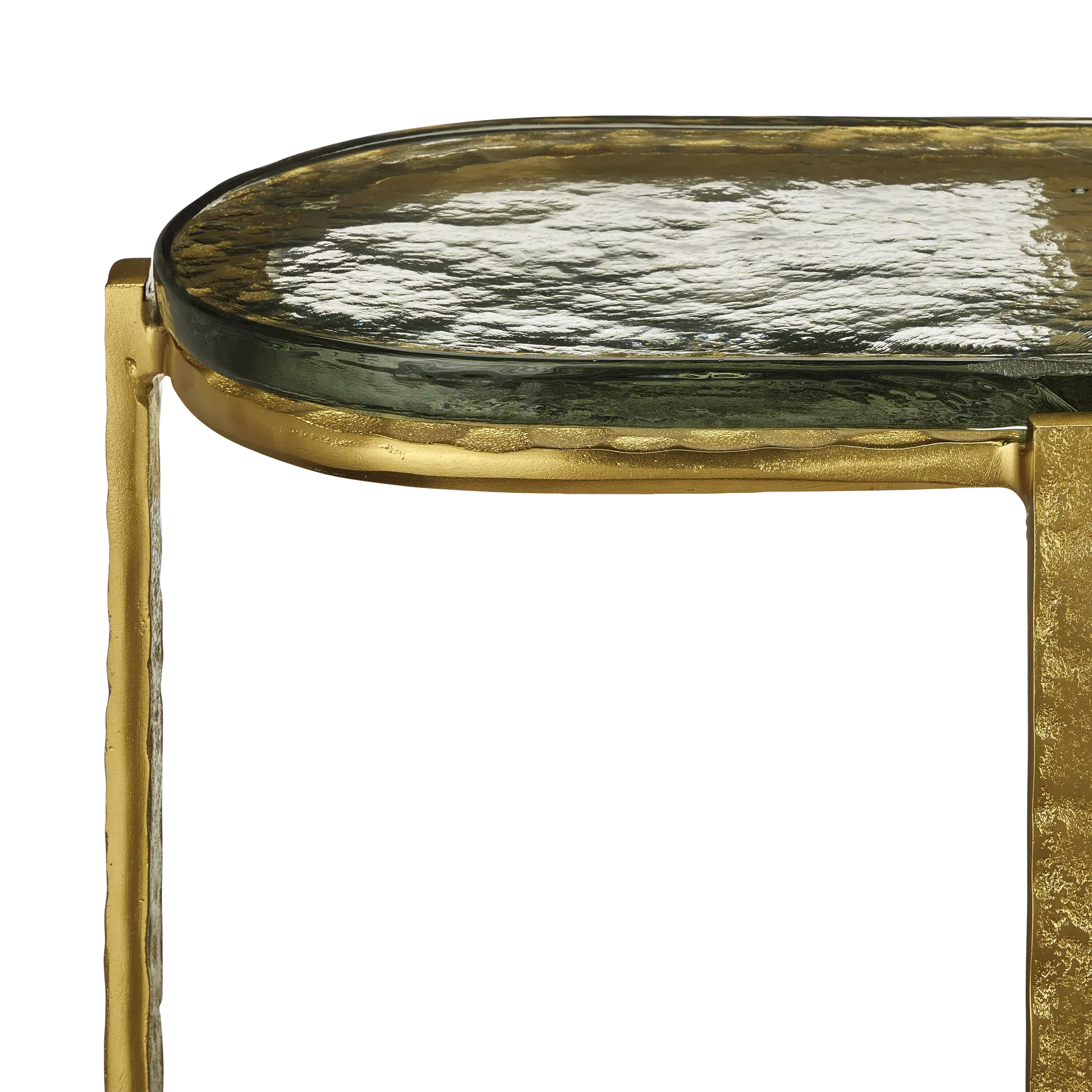 Acea Gold Side Table-Side Tables-Currey & Co-Sideboards and Things