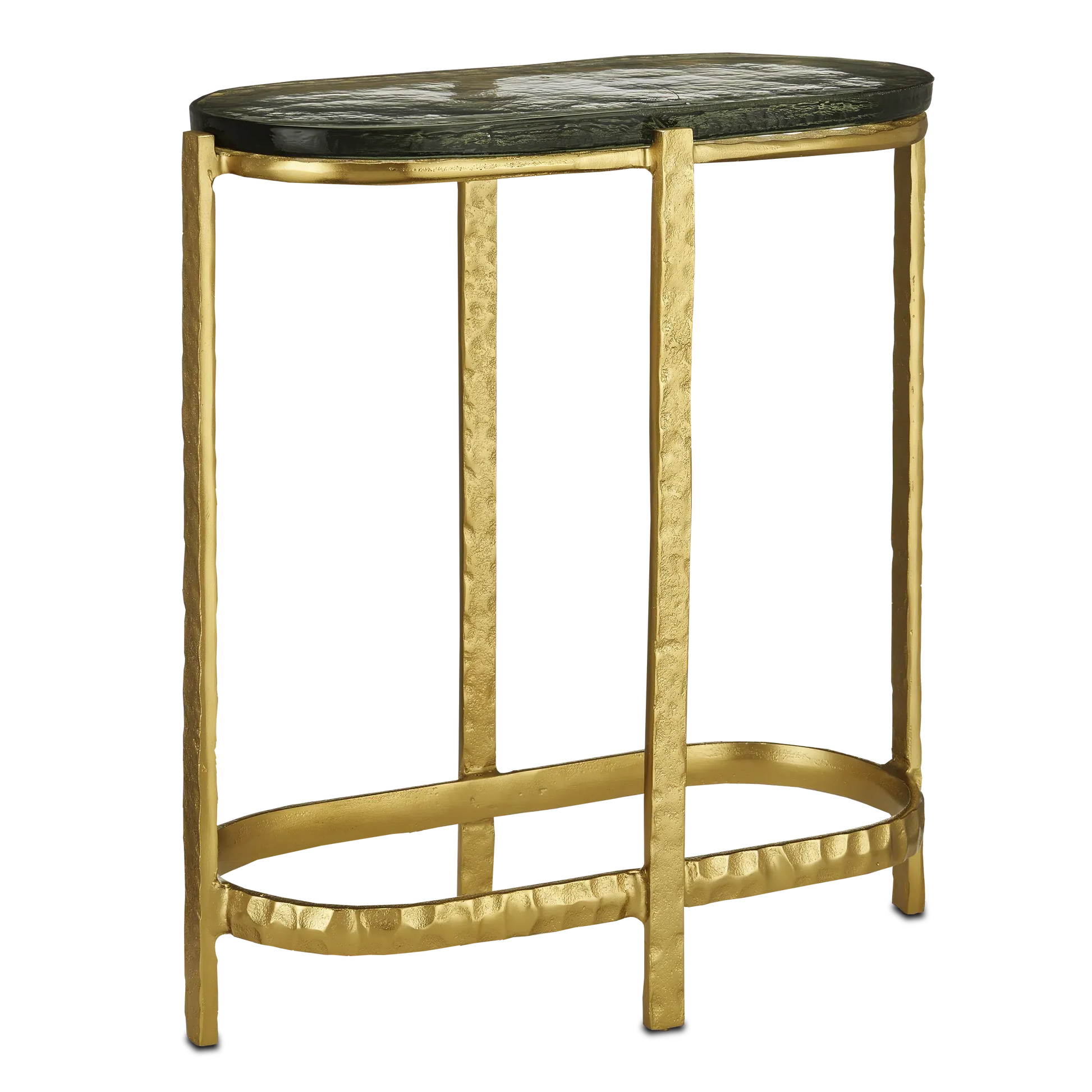 Acea Gold Side Table-Side Tables-Currey & Co-Sideboards and Things