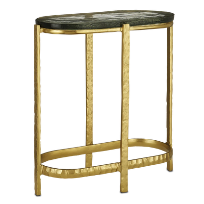 Acea Gold Side Table-Side Tables-Currey & Co-Sideboards and Things