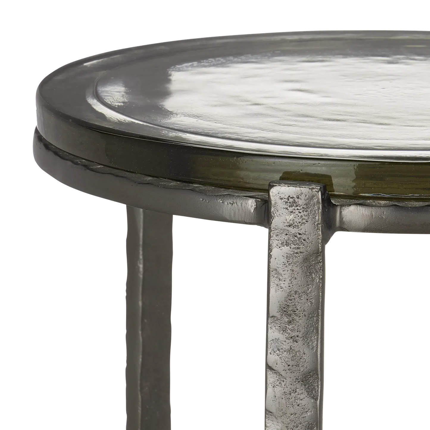 Acea Graphite Accent Table-Side Tables-Currey & Co-Sideboards and Things