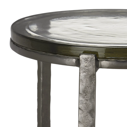 Acea Graphite Accent Table-Side Tables-Currey & Co-Sideboards and Things