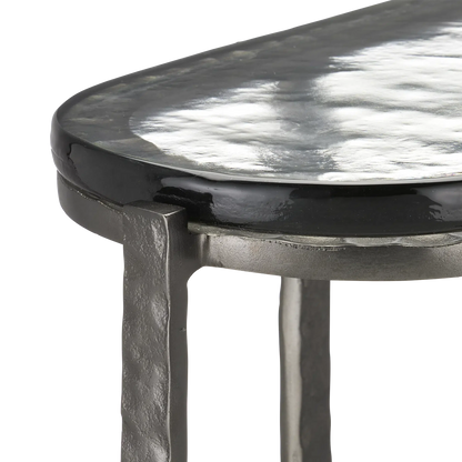 Acea Graphite Side Table-Side Tables-Currey & Co-Sideboards and Things