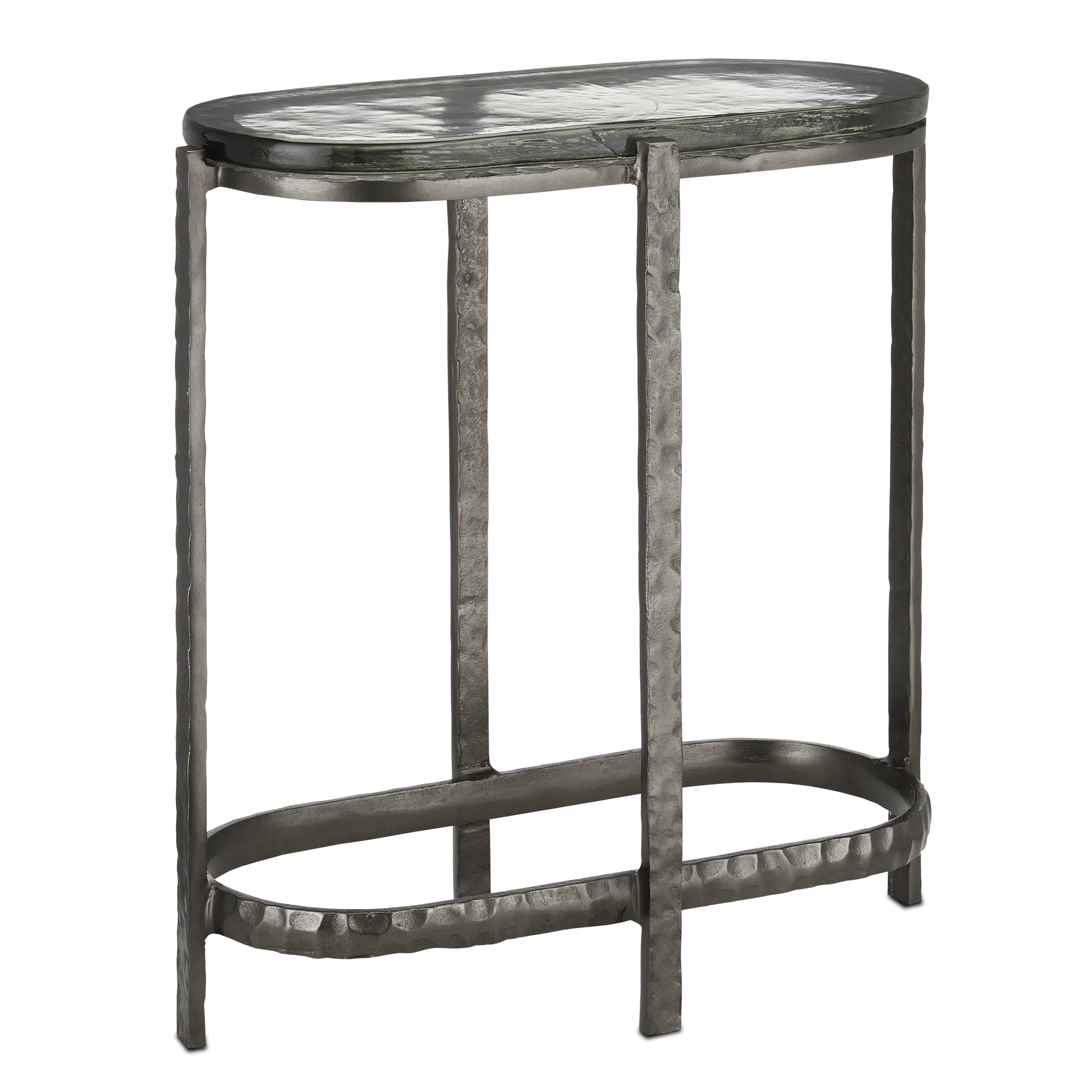 Acea Graphite Side Table-Side Tables-Currey & Co-Sideboards and Things