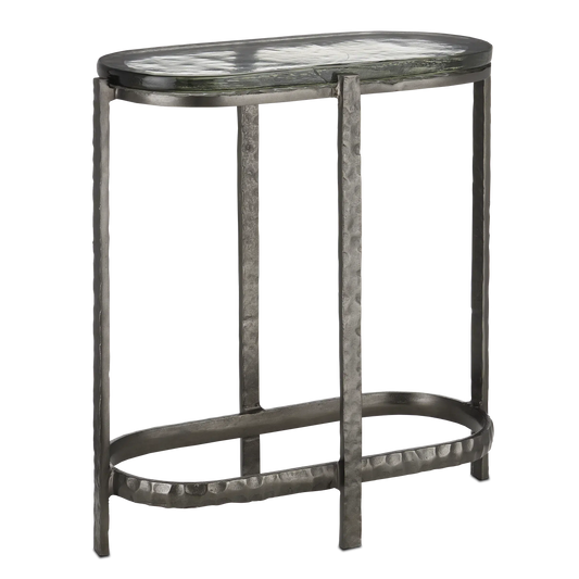 Acea Graphite Side Table-Side Tables-Currey & Co-Sideboards and Things