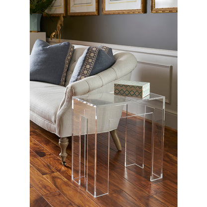 Chelsea House Acrylic Made Clear End Table