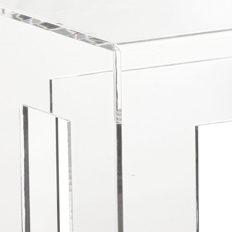 Chelsea House Acrylic Made Clear End Table