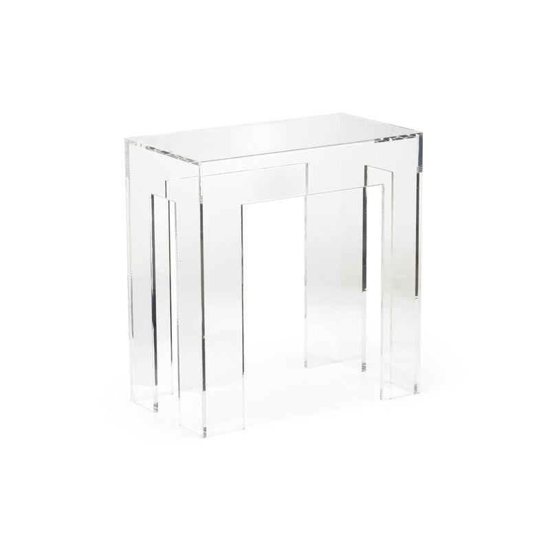 Chelsea House Acrylic Made Clear End Table