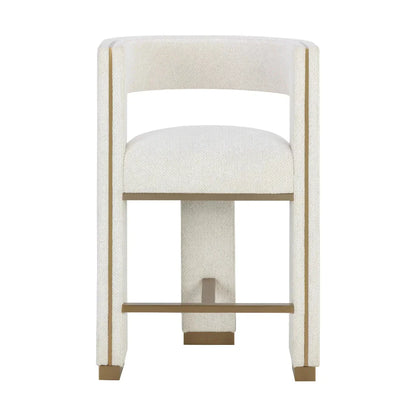 Adamina Polyester Upholstered Counter Stool